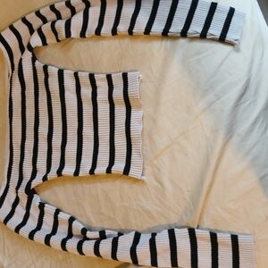 Striped Black and White Sweater